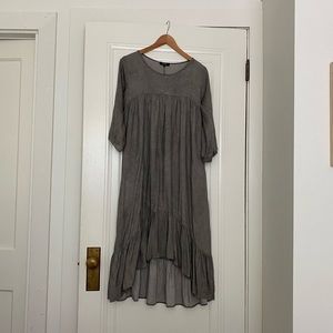 Roolee high low ruffle dress.